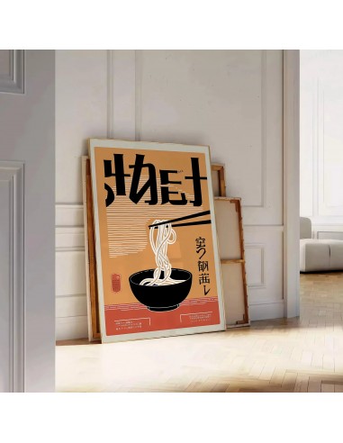 Affiche Cuisine Ramen s'inspire de l'anatomie humaine