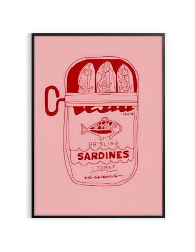 Affiche Cuisine Sardines Fin de série