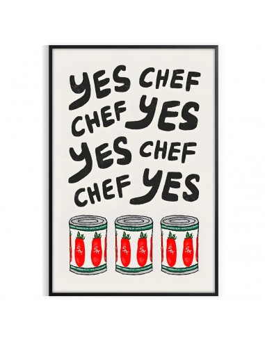 Affiche Cuisine Yes Chef les ctes