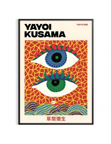 Affiche Yeux Yayoi Kusama Le MVP de beaucoup