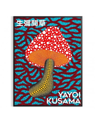 Affiche Champignons Yayoi Kusama 1 Profitez des Offres !