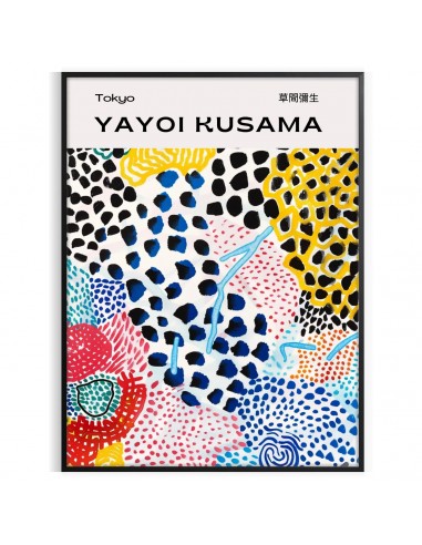 Affiche Nature 2 Yayoi Kusama plus qu'un jeu 