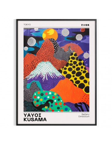 Affiche Nature Yayoi Kusama l'évolution des habitudes 