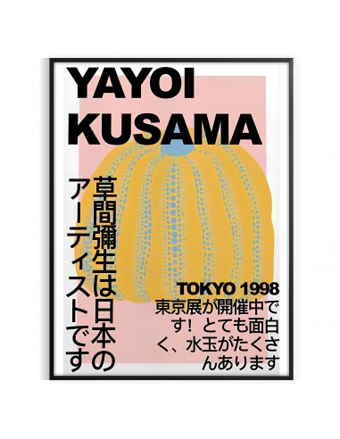 Affiche Yayoi Kusama, Citrouille Faites des économies