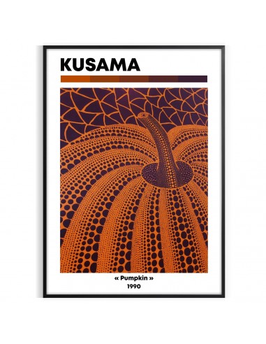 Affiche 2 Série Pumpkin Yayoi Kusama Les magasins à Paris et en Île-de-France