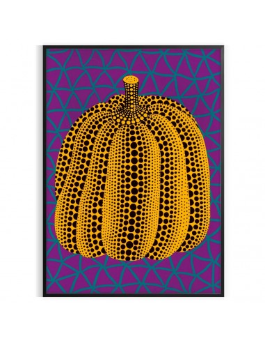 Citrouille Yayoi Kusama Affiche 2 pas chere