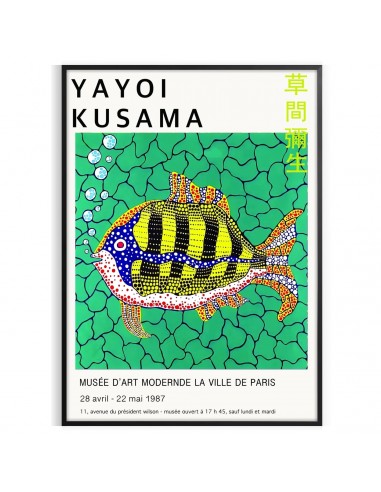 Affiche Yayoi Kusama la livraison gratuite