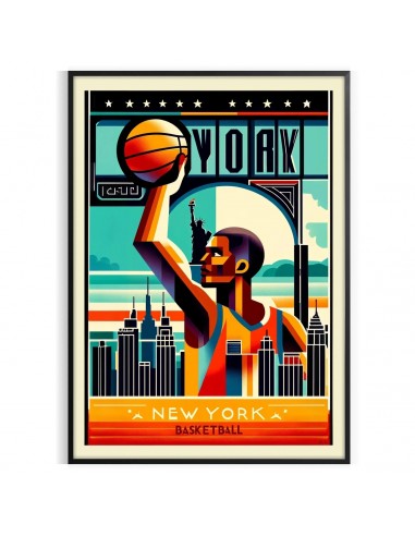 Affiche Basket New York 2 Economisez 