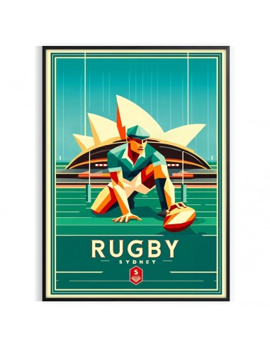 Affiche Rugby Sydney commande en ligne