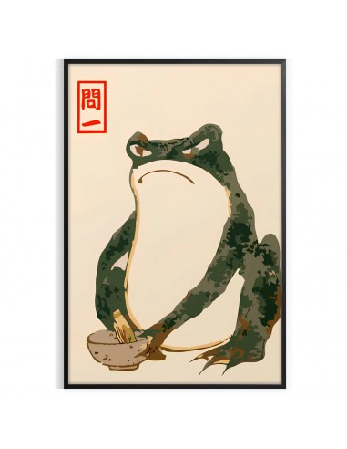 Affiche Grenouille Colère Matsumoto Hoji Japon sur le site 