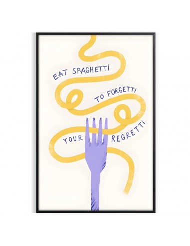 Affiche Cuisine Thèmes Spaghettis Par le système avancé 