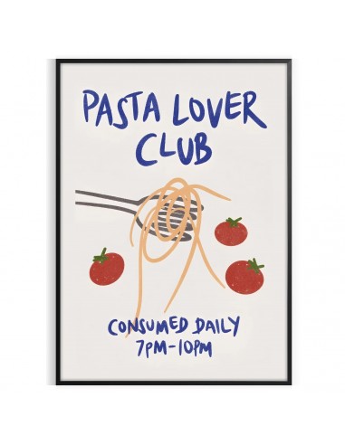 Affiche Cuisine Pasta Lover Club de la marque