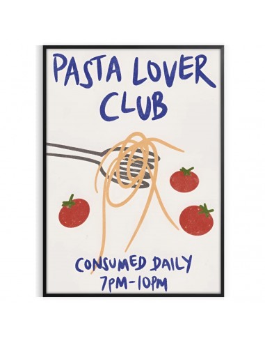 Affichela Cuisine Pasta Lover Club Comparez et commandez 